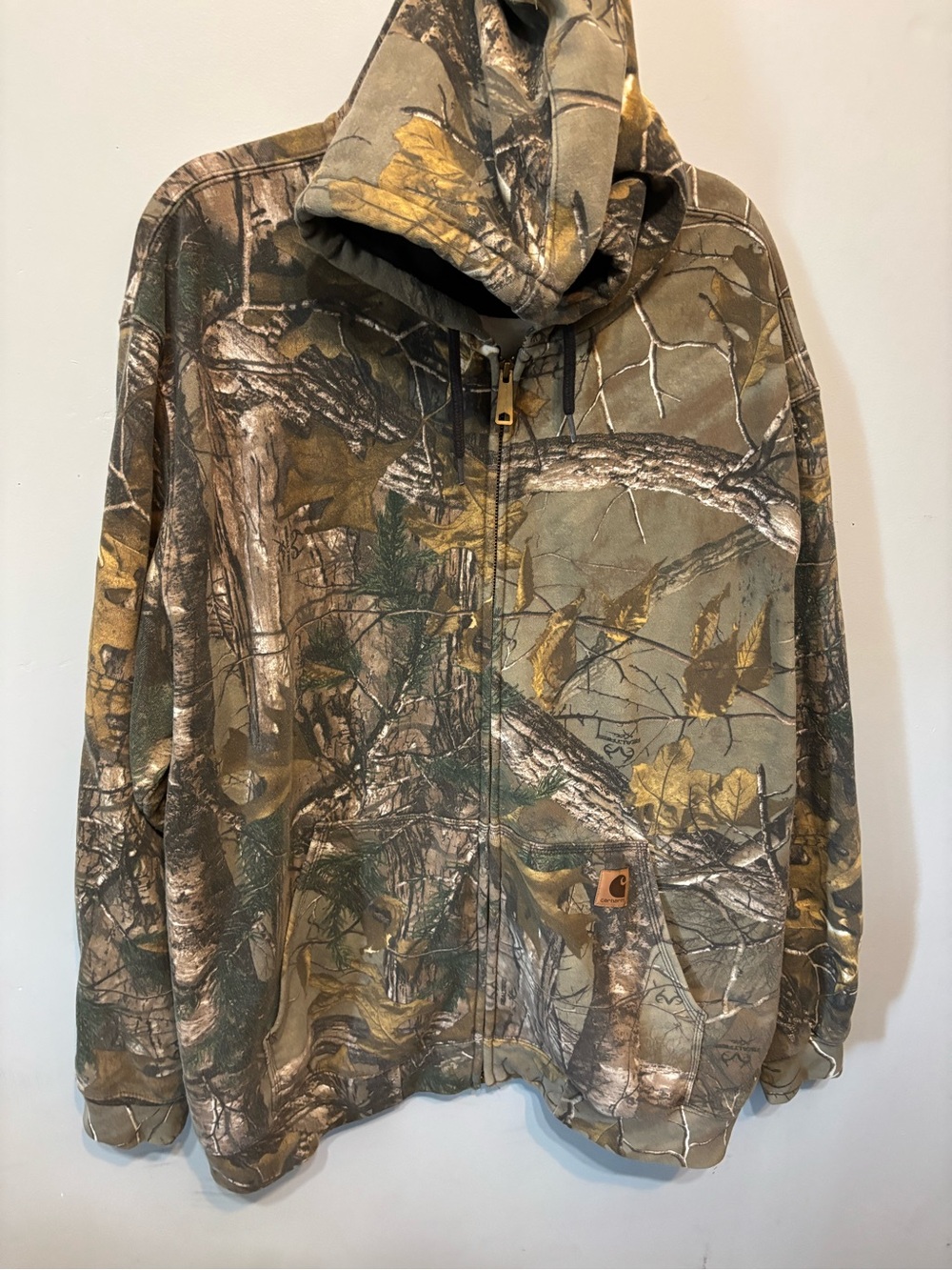 Carhartt Realtree Camo Zip Hoodie Jacket - Brown/Green
